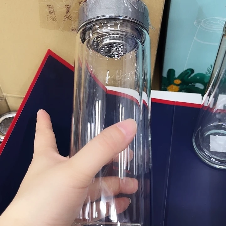小熊双玻璃杯1028 330灰色