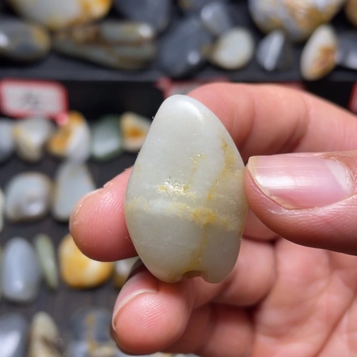 和田玉未镶嵌挂件10