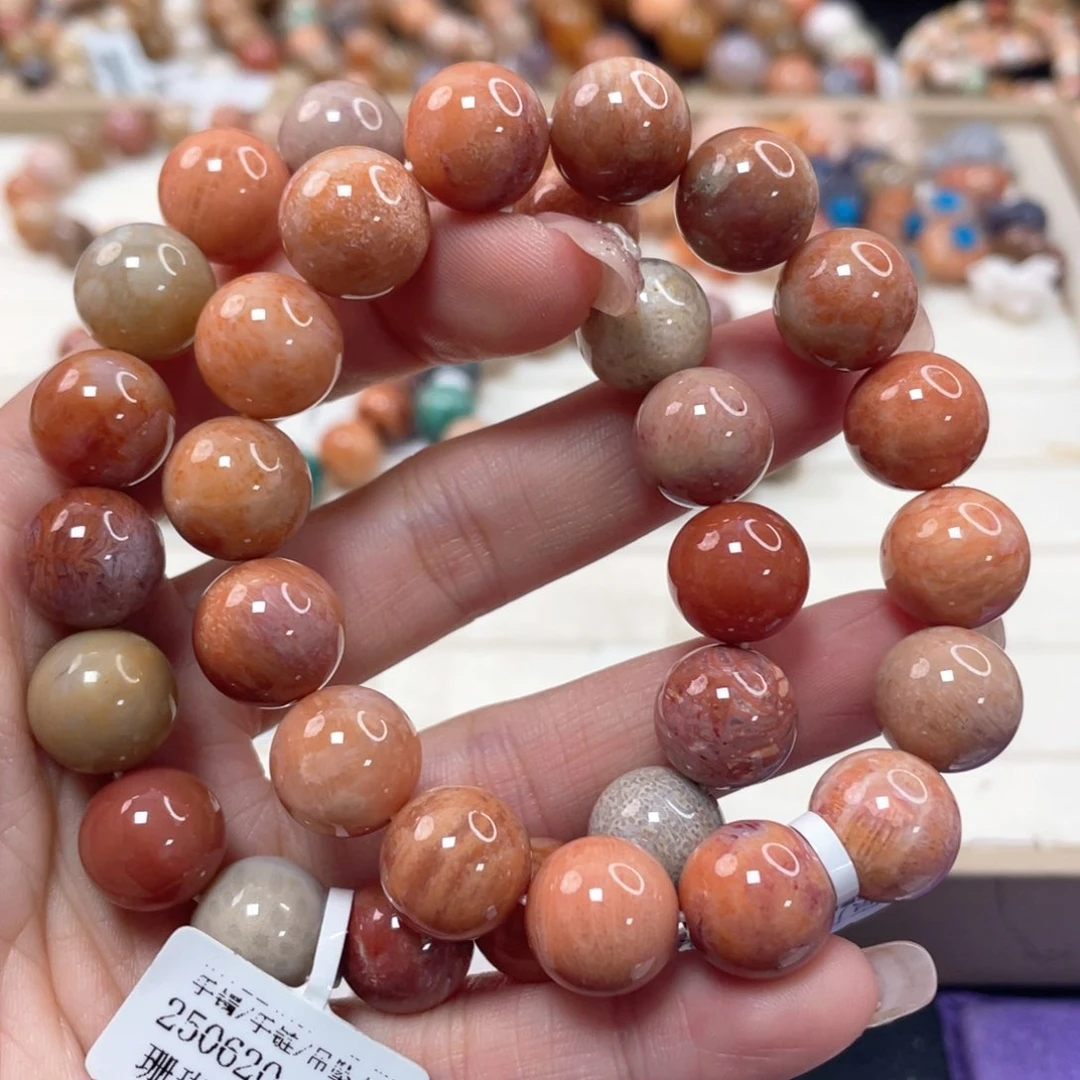 未镶嵌手链硅化珊瑚（珊瑚玉）日****碗128