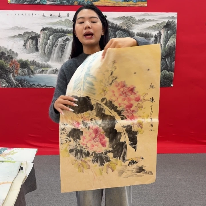 国画花鸟手绘国画作品