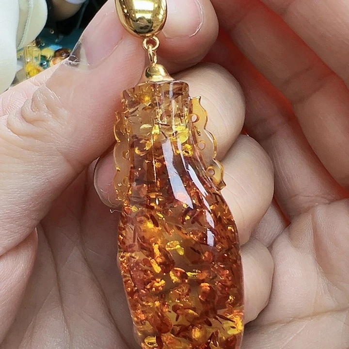 琥珀未镶嵌珠宝奇石