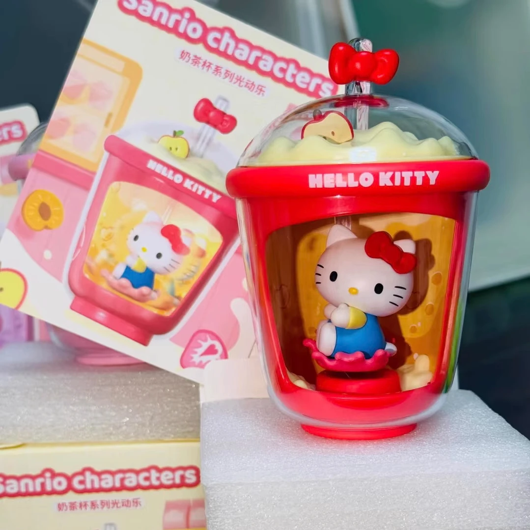 YoYo【拆盒】三丽鸥奶茶杯系列光动乐  系列潮玩盲盒代拆