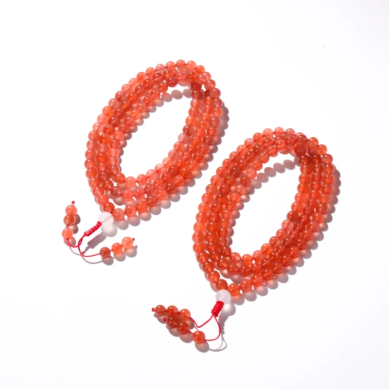 保山南红纯原矿无胶手串约7mm62-65g多样性发货发其一11241126-03