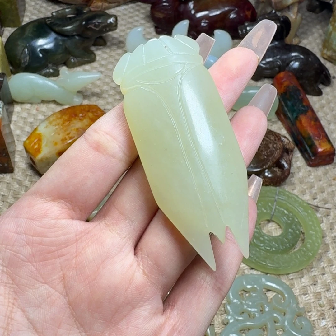 白玉菩提吊坠挂件