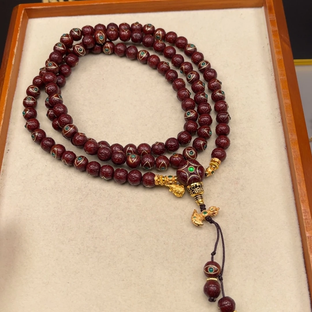 心***动凤眼菩提吊坠凤眼