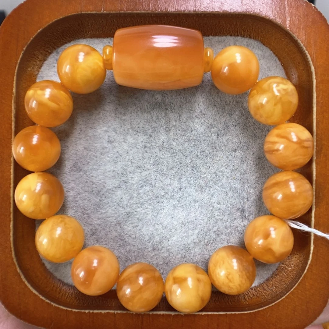 蜜蜡手串未镶嵌蜜蜡手串