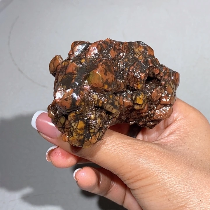 玛瑙/玉髓车挂合金石****缘104