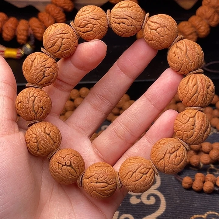 手串桃核精品金丝龙珠2.0
