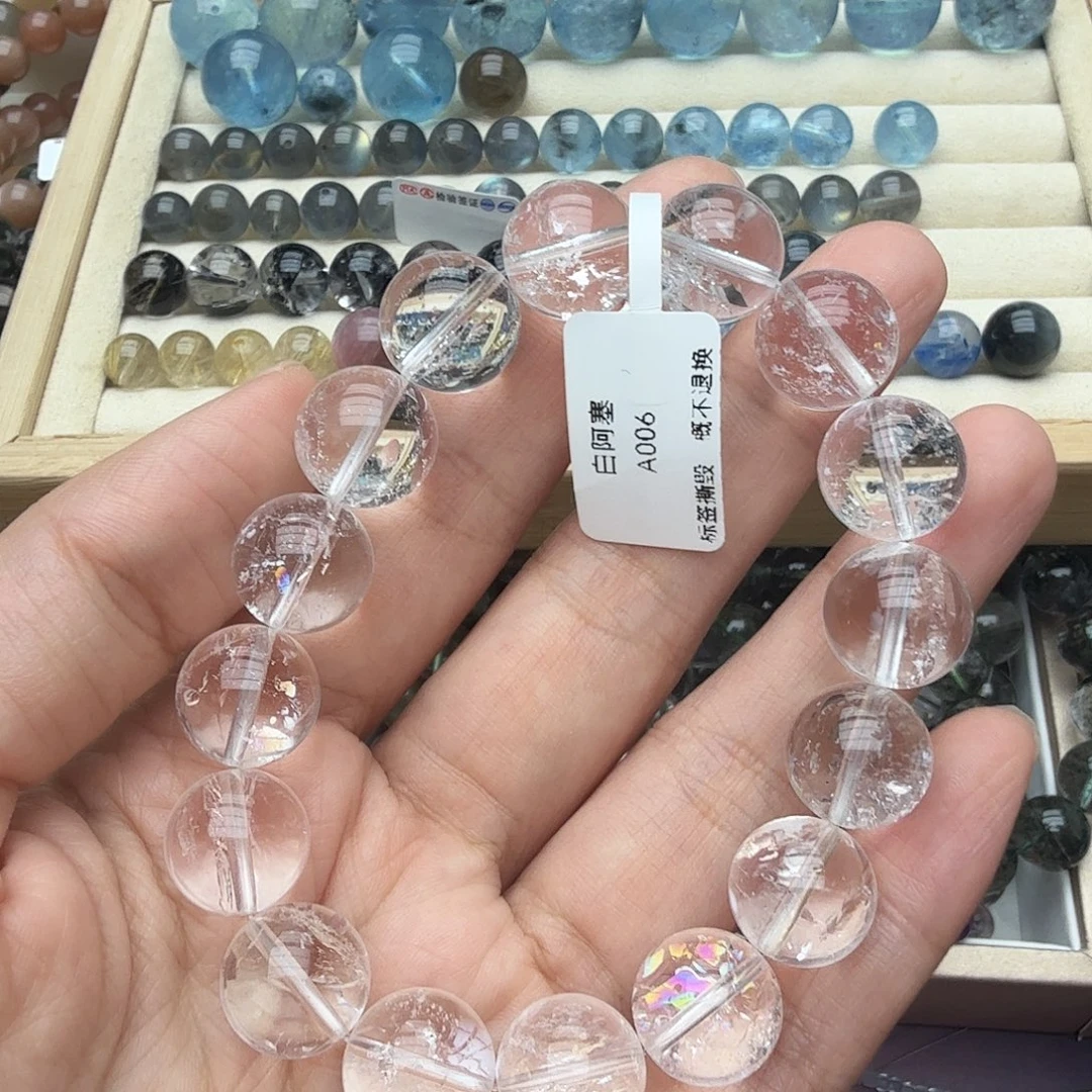 水晶手链未镶嵌白阿塞