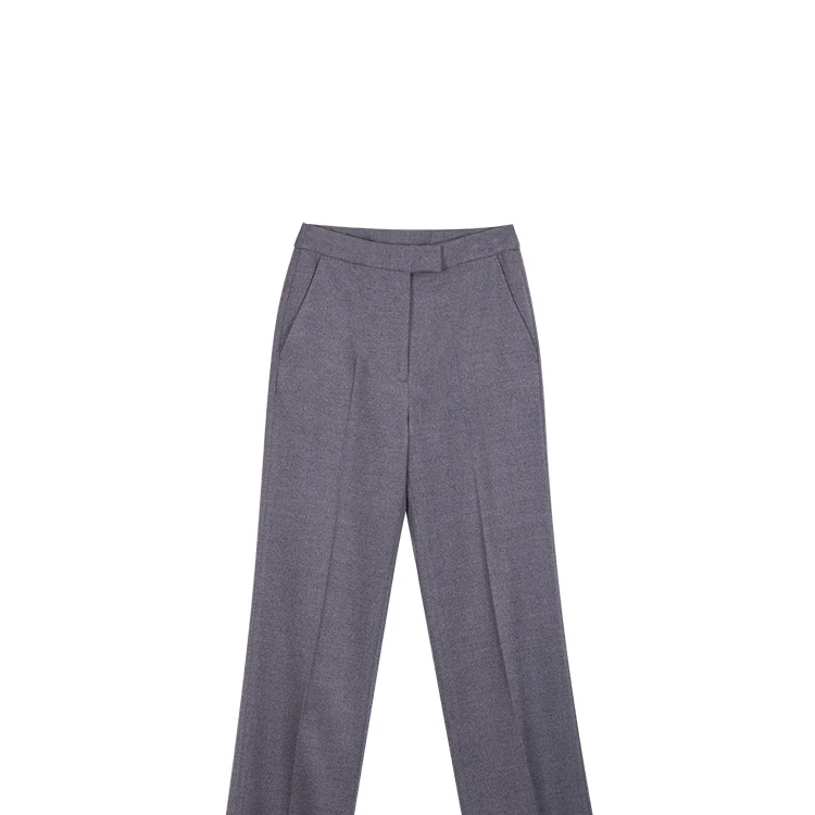 【意式简约】意大立重磅羊毛全手工直筒长裤CD2168297