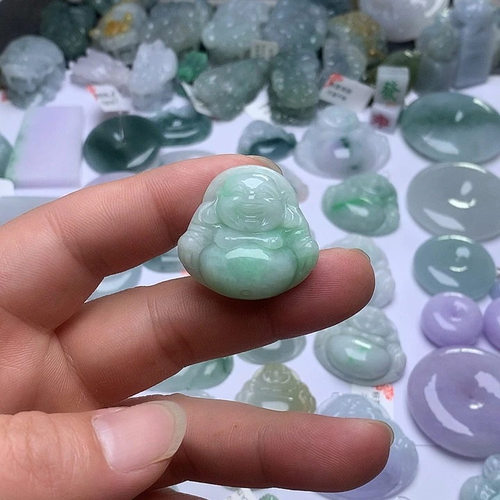翡翠未镶嵌颈饰天然翡翠