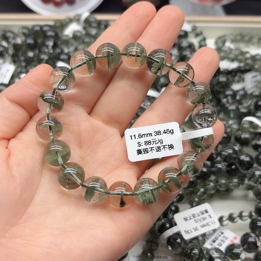 水晶手链未镶嵌天然水晶