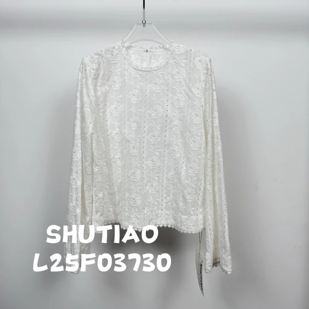 【SHUTIAO】2025夏季：新款小众设计款衬衫L25F03730