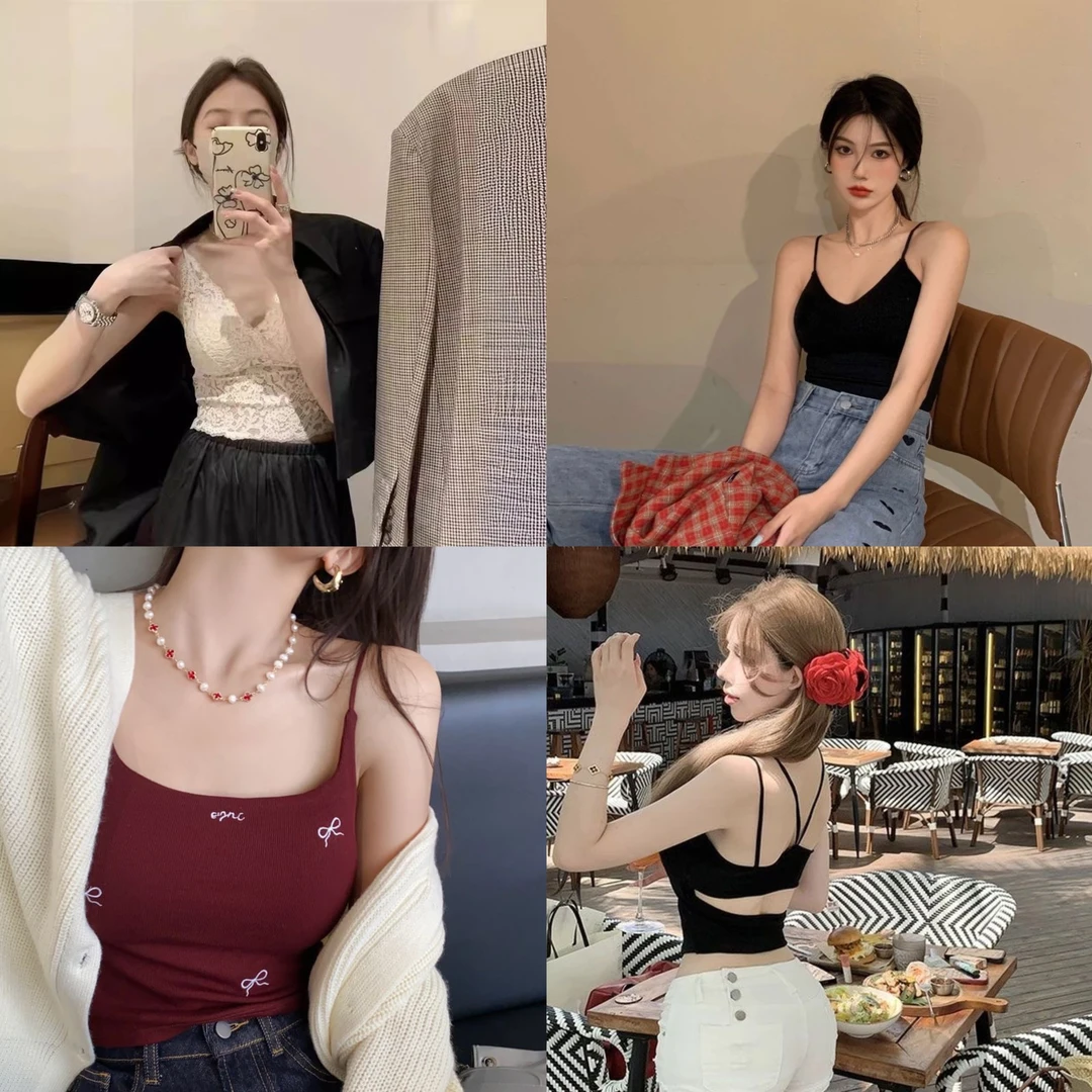 【小郭专享】Y新款外穿内搭百搭吊带背心女~