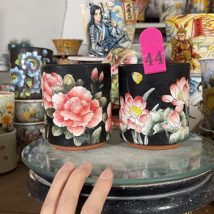 景德镇手绘花盆最高性价比厂家