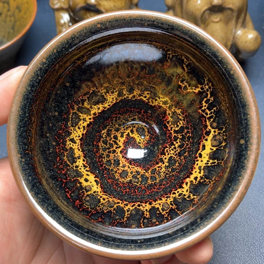 茶盏建盏手握泡茶主人杯