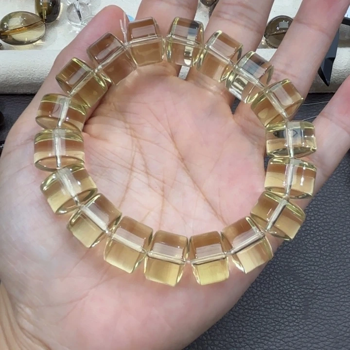 未镶嵌手链水晶黄水晶14