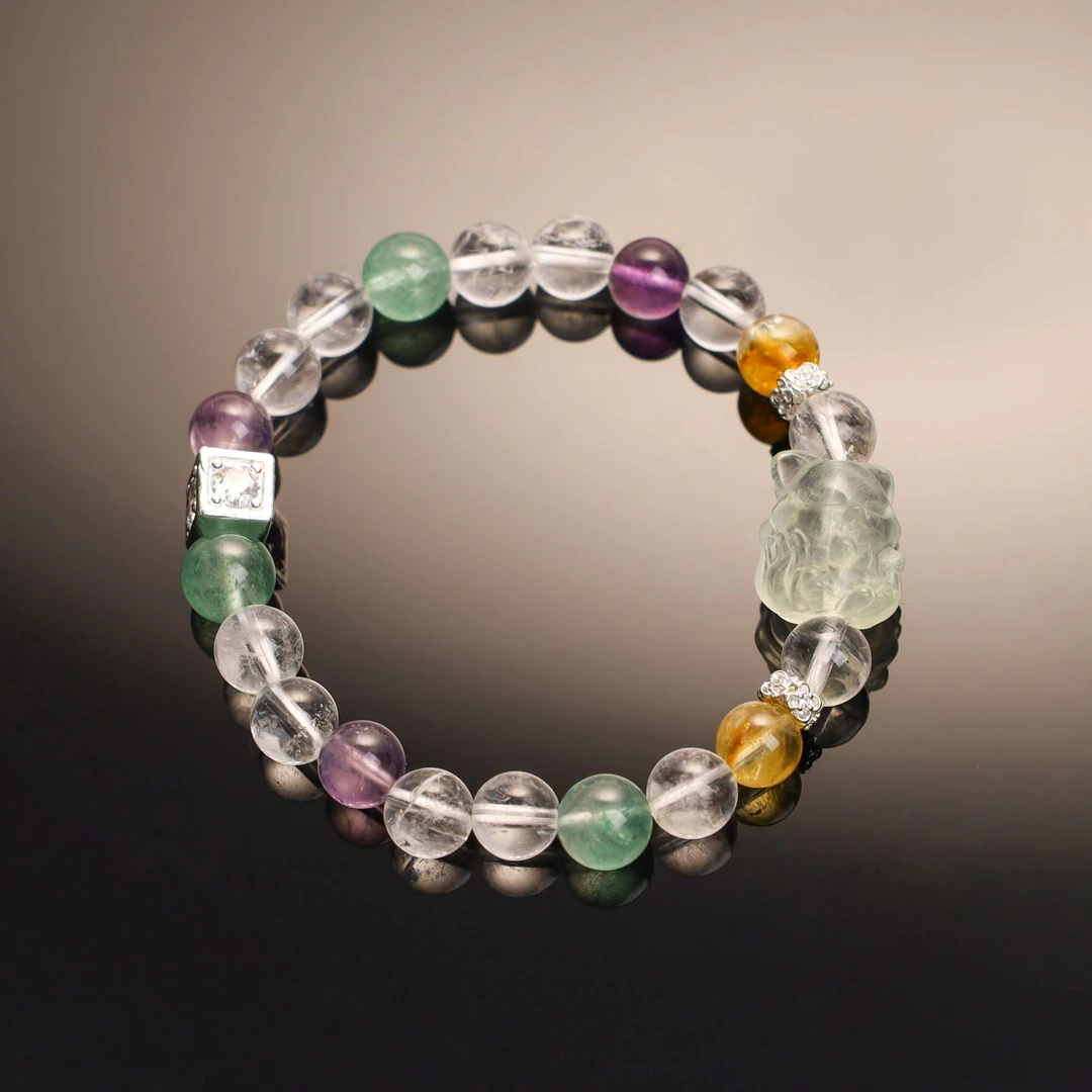 【心如珠宝甄选】水晶凤九手串-ZJL004