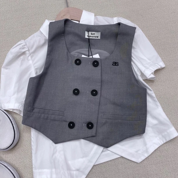 12544高端童装时尚百搭新款B1-4-3黑C6-2-3儿童