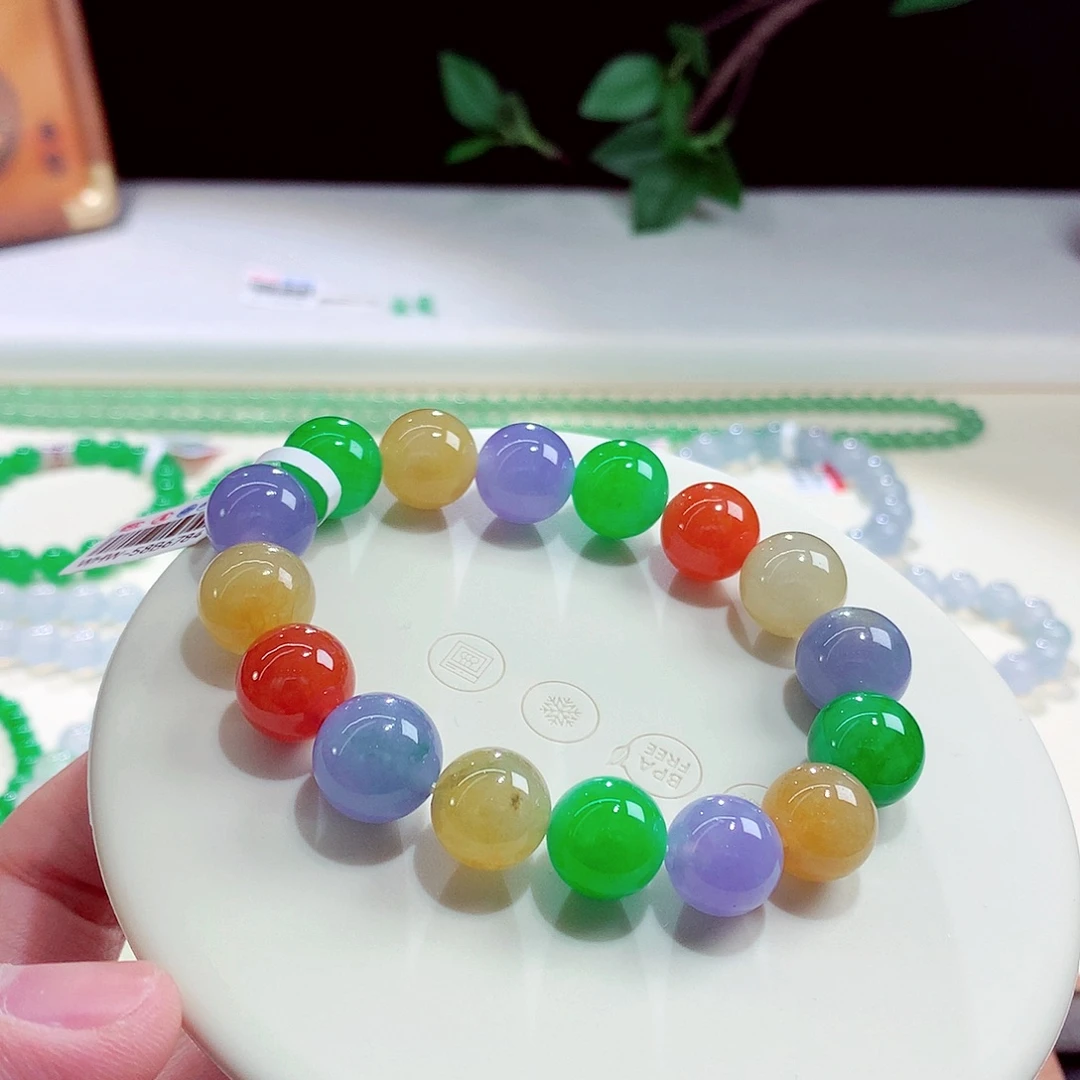 未镶嵌手链翡翠卡12+