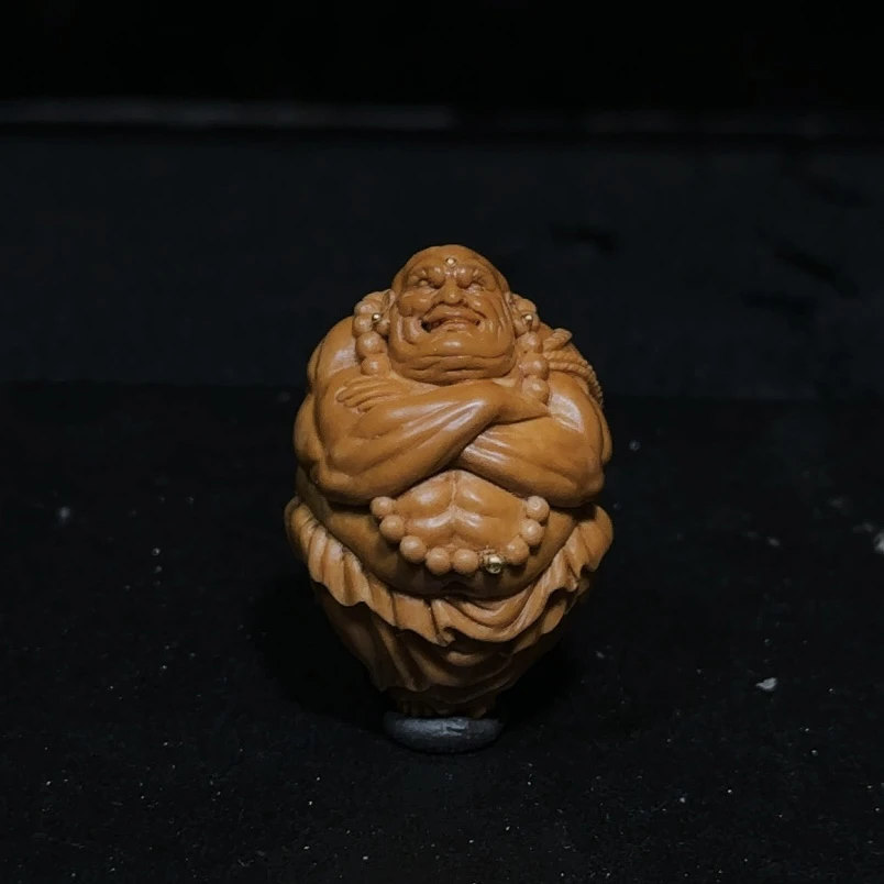 丑皇-整身捉鬼恶僧带镶嵌手把件一颗