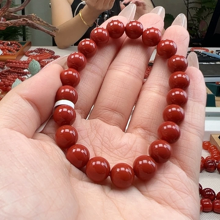 手链未镶嵌南红玛瑙9mm