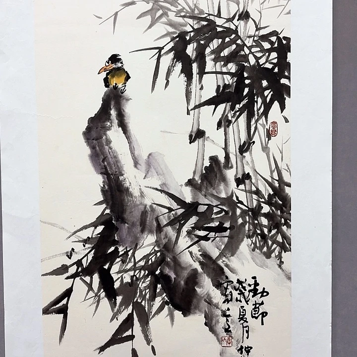 国画亲笔手绘放心去藏