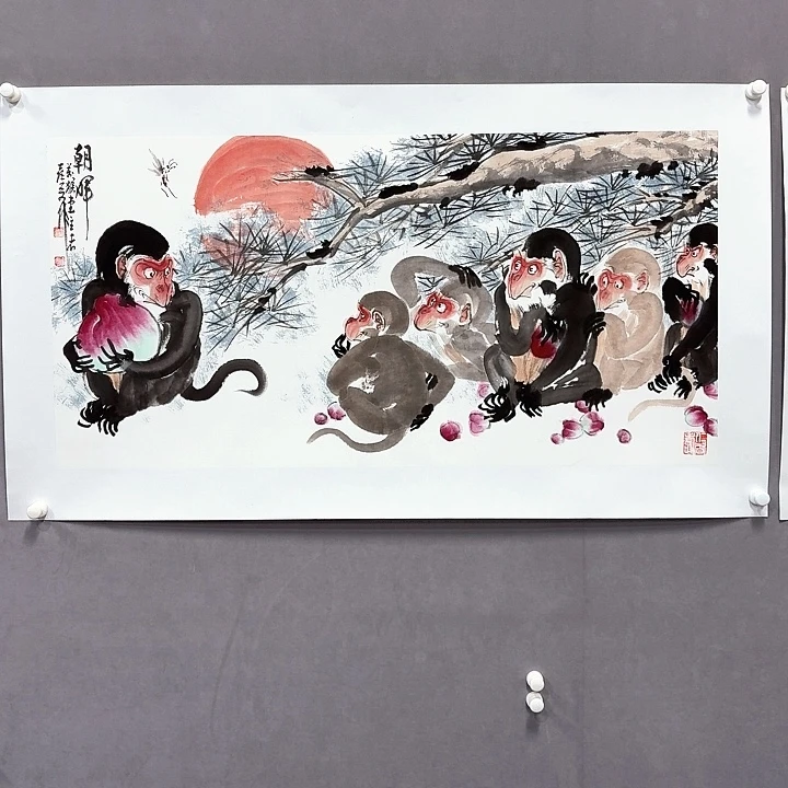 国画亲笔手绘放心去藏