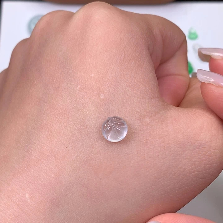 翡翠裸石天然缅甸冰叶子