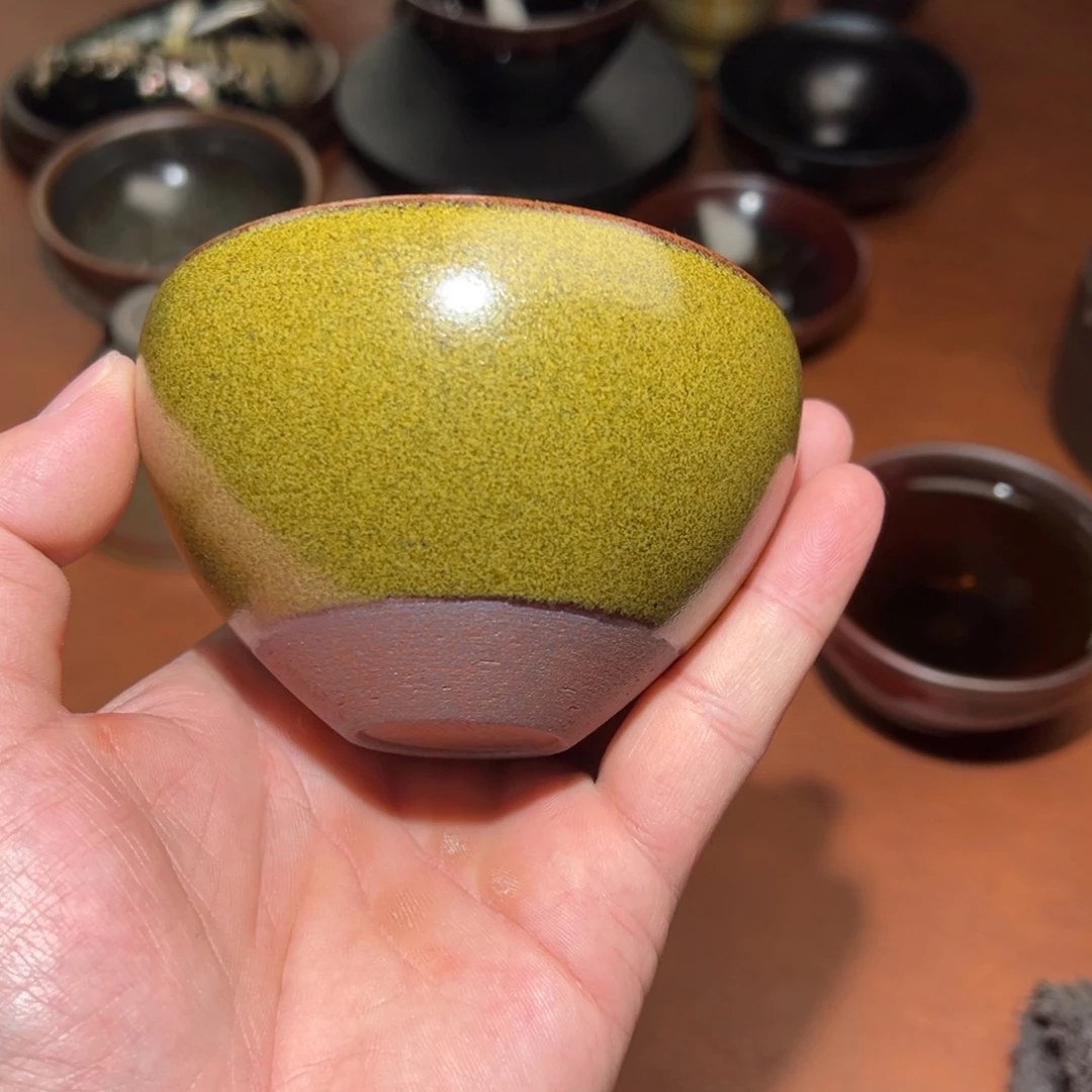 茶盏柴烧主人杯建窑建盏茶盏