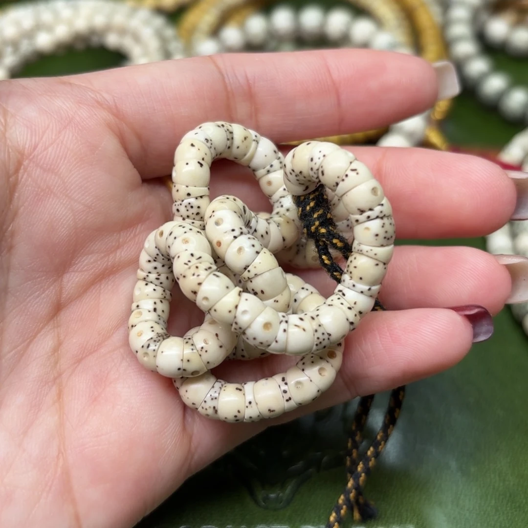星月菩提手串⚠️漏⚠️6mm大肠❗️石玉料❗️