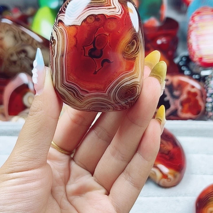 知***乐玛瑙/玉髓挂件未镶嵌