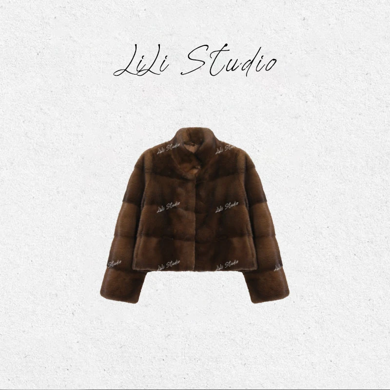 PCNY丨不理理「贵色奢章」进口水貂皮毛一体贵妇感高奢皮草外套