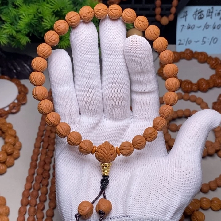 手串桃核玉龙脊手持