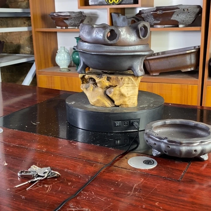 我**素大何紫砂花盆