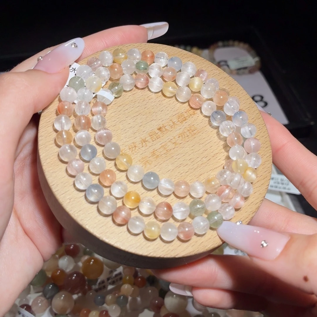 水晶手链未镶嵌166号多样性发一B 6+