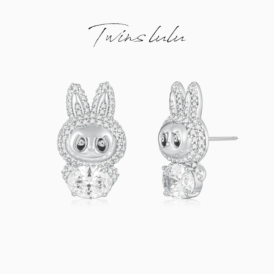 TWINSLULU 【拉布布】双十一 百搭INS风小饰品拉布布耳环TSL3182