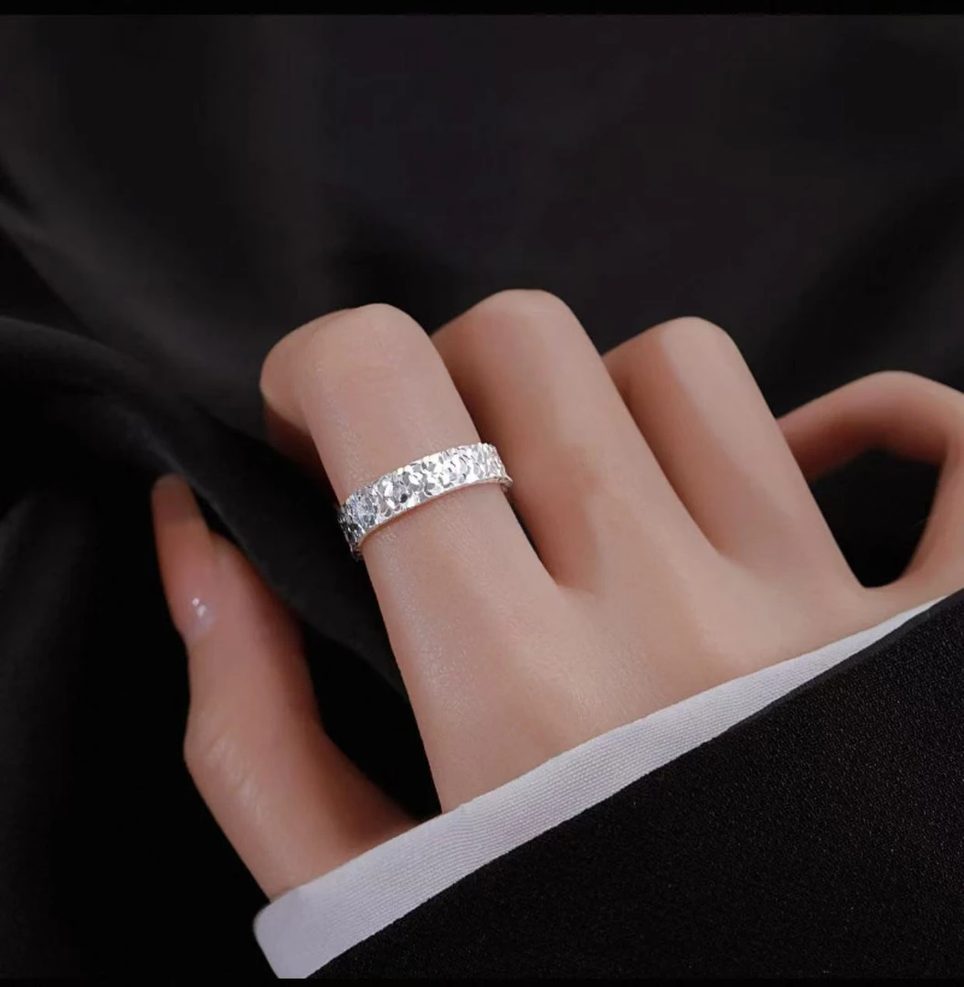 071  繁星碎冰冰开口戒子 精美时尚气质戒