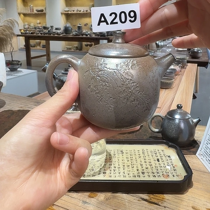 坭兴陶柴烧全手工原矿泥料杯