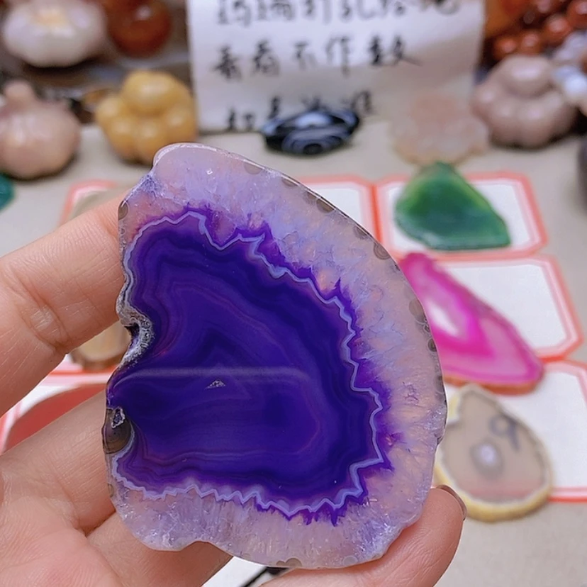 【闪购商品】未镶嵌玛瑙/玉髓珠宝半成品一**秋