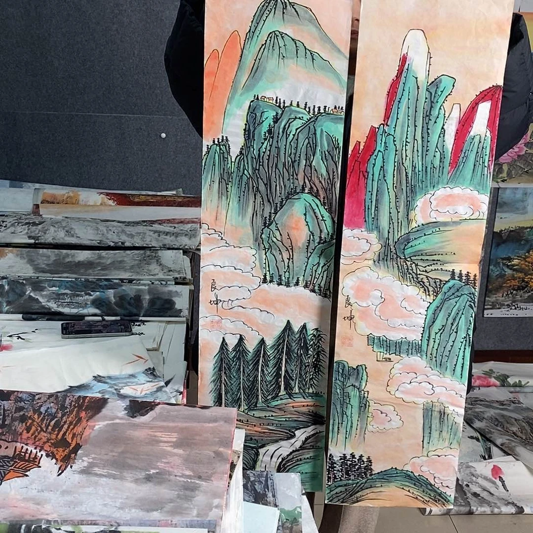 国画手写手绘国画作品2
