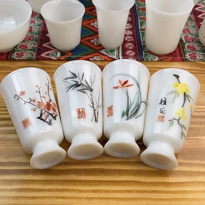 杯德化陶瓷德化白瓷主人杯