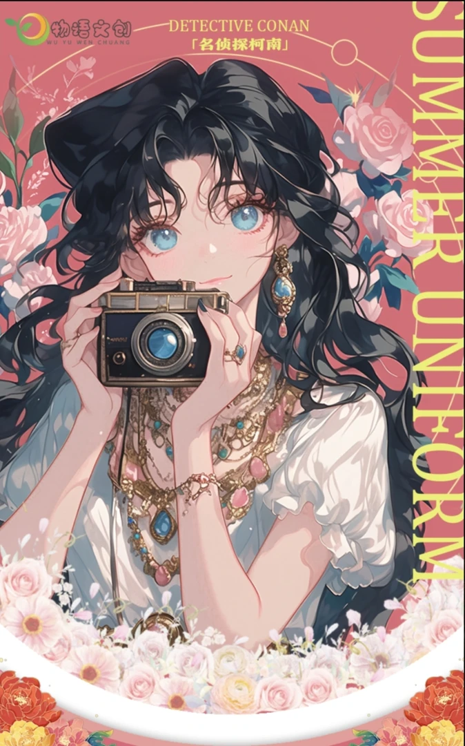 【平拆】【物语文创】—香风与繁花柯南 A6色纸盲盒卡牌收藏（默认代拆）