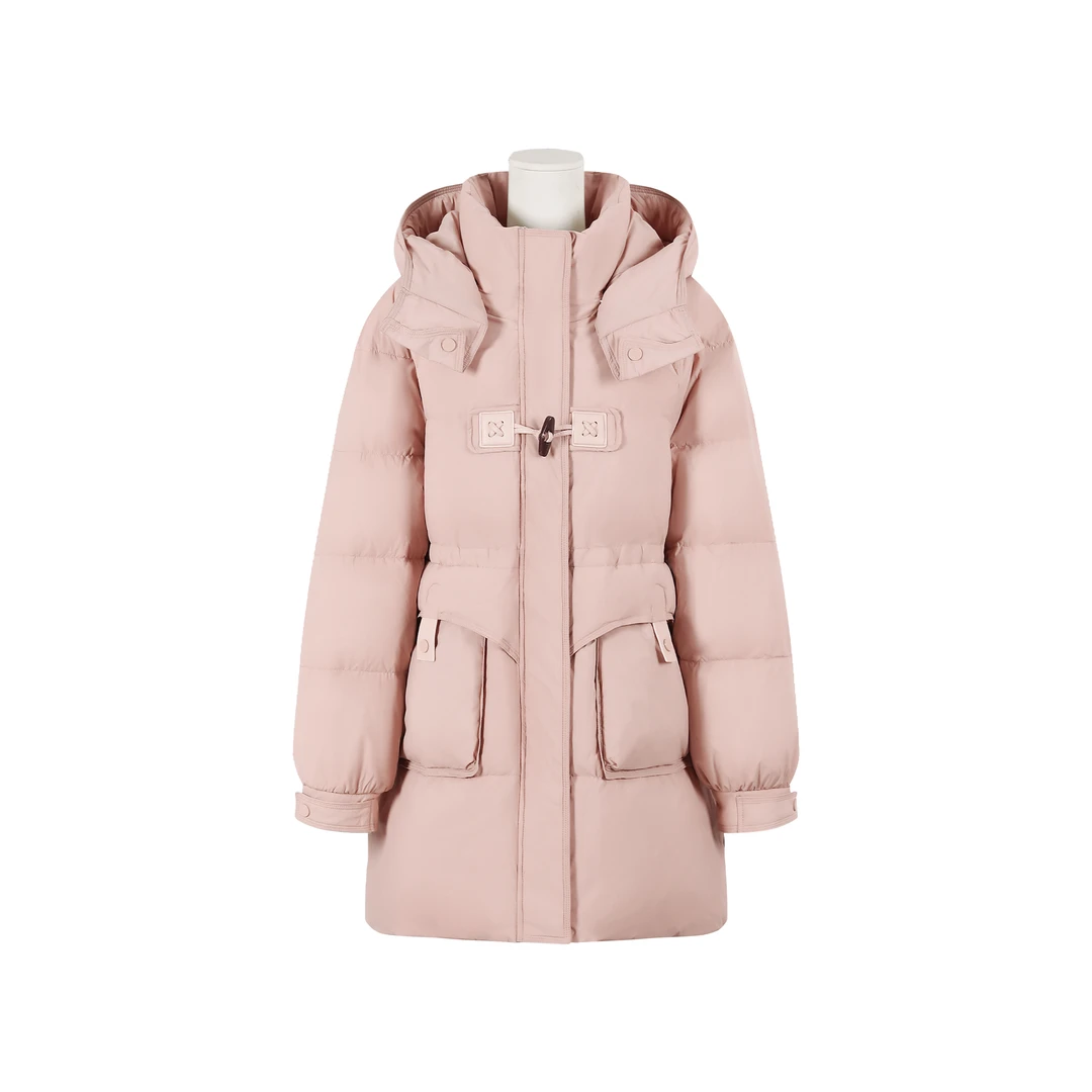 冬季新款显瘦百搭连帽羽绒服女26230