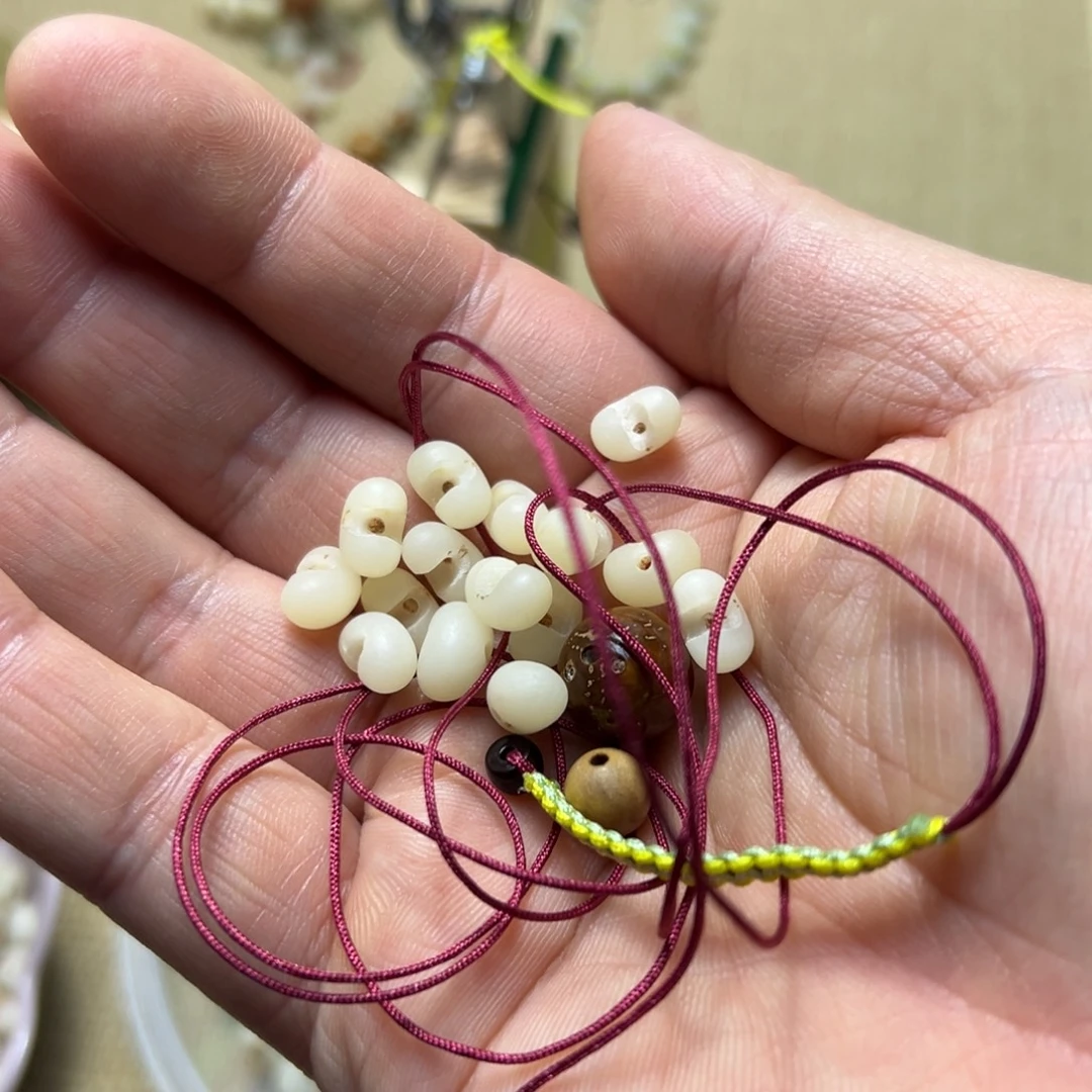 木质金佛草掏芯款2串
