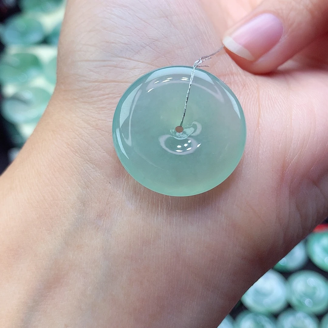 翡翠颈饰未镶嵌88尺寸24.2-5.3