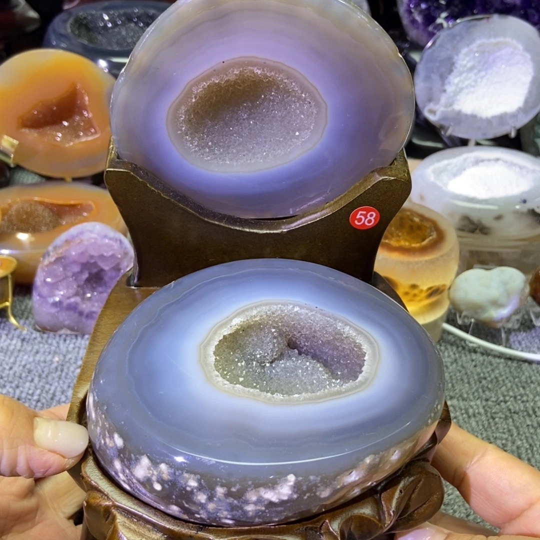 摆件紫晶未镶嵌水晶