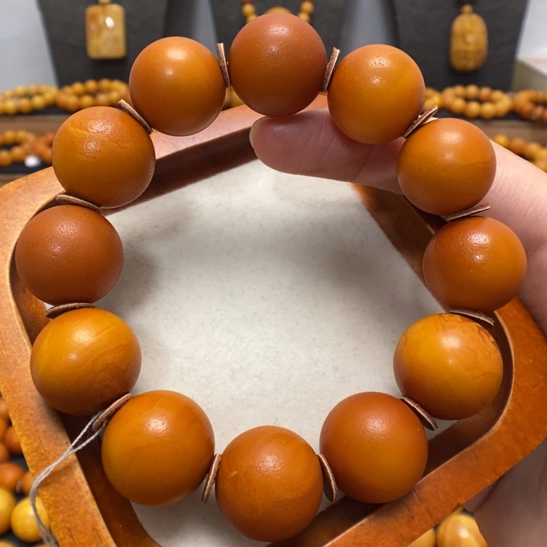 蜜蜡未镶嵌手链蜜蜡