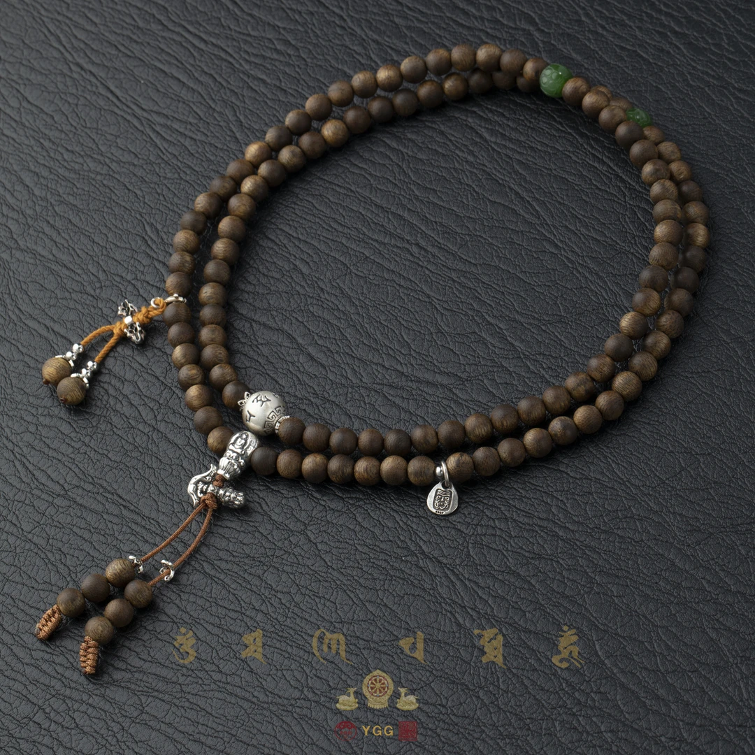 沉香Y员格格TBGHW13/沉香108多圈手串