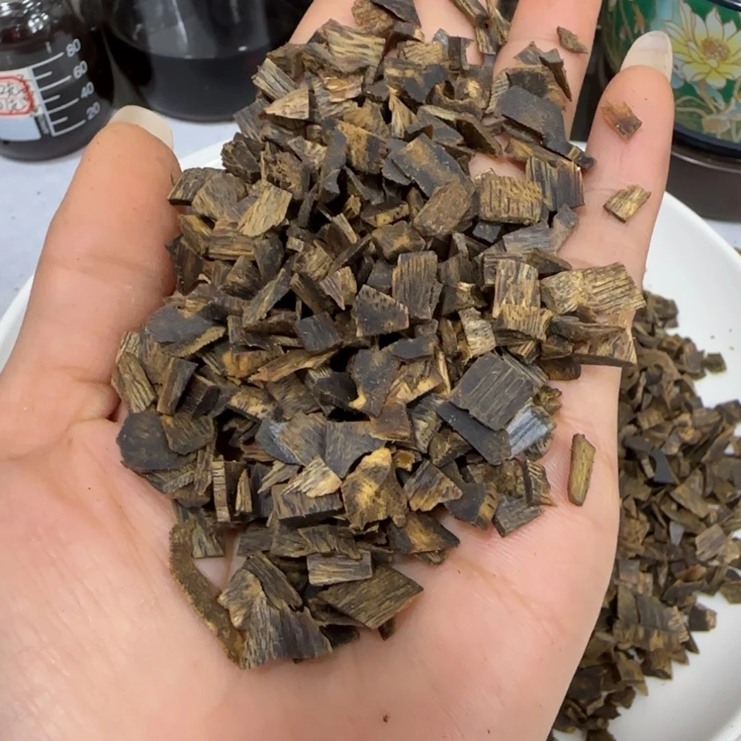 追***沉香碎屑沉香海南奇楠沉香沉水香霸碎料100